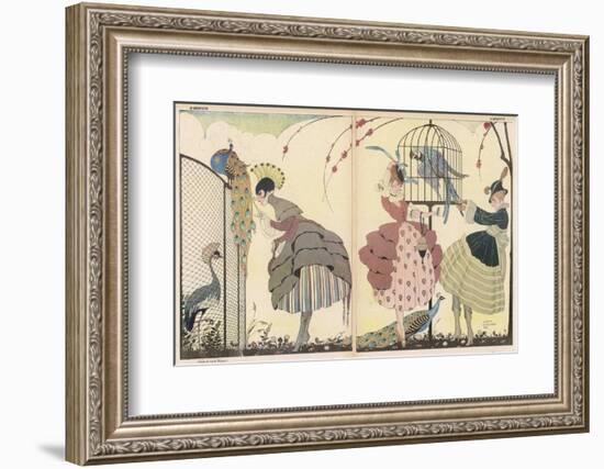 Satire on the Current "Peacock" Modes-Gerda Wegener-Framed Photographic Print