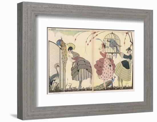 Satire on the Current "Peacock" Modes-Gerda Wegener-Framed Photographic Print