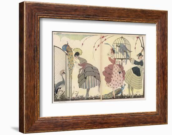 Satire on the Current "Peacock" Modes-Gerda Wegener-Framed Photographic Print