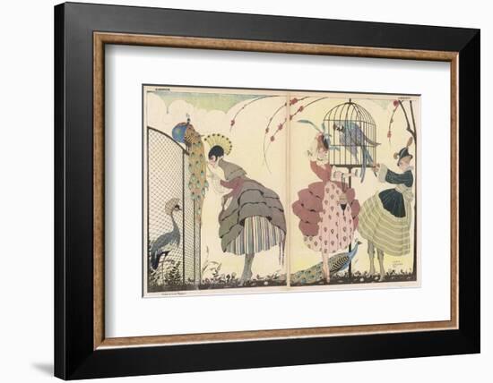 Satire on the Current "Peacock" Modes-Gerda Wegener-Framed Photographic Print