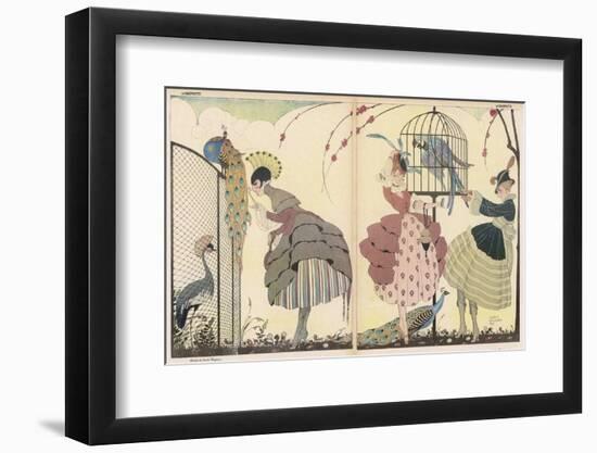 Satire on the Current "Peacock" Modes-Gerda Wegener-Framed Photographic Print