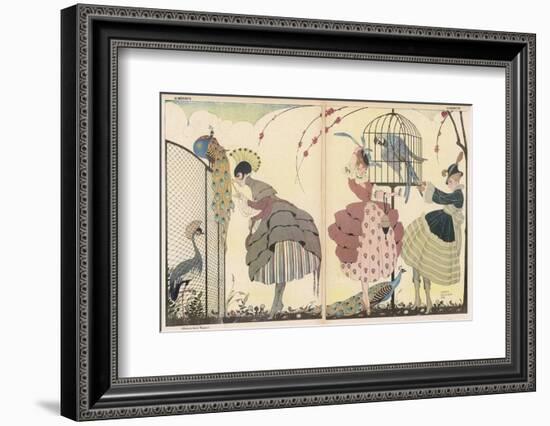 Satire on the Current "Peacock" Modes-Gerda Wegener-Framed Photographic Print