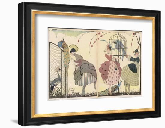 Satire on the Current "Peacock" Modes-Gerda Wegener-Framed Photographic Print