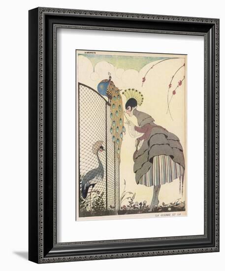 Satire on the Fashion for Voluminous Short Skirts and Use of Antique Styles-Gerda Wegener-Framed Photographic Print