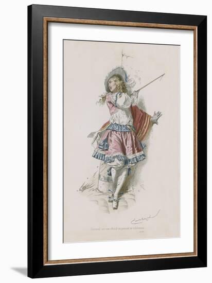 Satire VI-Emile Antoine Bayard-Framed Giclee Print