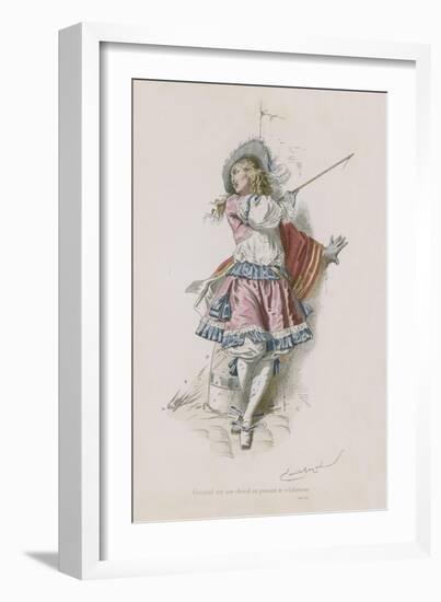 Satire VI-Emile Antoine Bayard-Framed Giclee Print