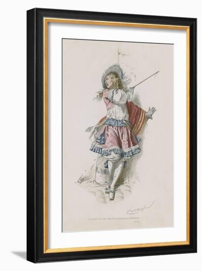 Satire VI-Emile Antoine Bayard-Framed Giclee Print