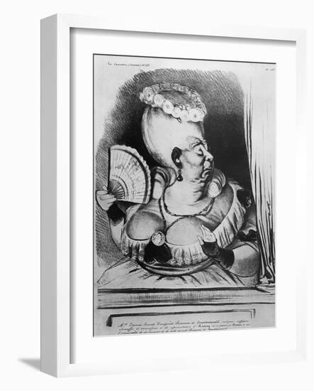 Satirical Cartoon-Honore Daumier-Framed Giclee Print