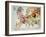 Satirical Map - Hark! Hark! the Dogs Do Bark! 1914-Walter Emanuel-Framed Giclee Print