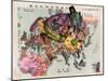 Satirical Map - The Illustration of the Great European War-Tanaka Ryozo-Mounted Giclee Print