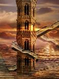Tower In Italy-sattva_art-Stretched Canvas