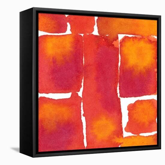 Saturated Blocks I-Renee W. Stramel-Framed Stretched Canvas