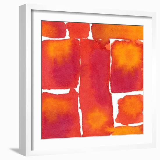 Saturated Blocks I-Renee W. Stramel-Framed Art Print