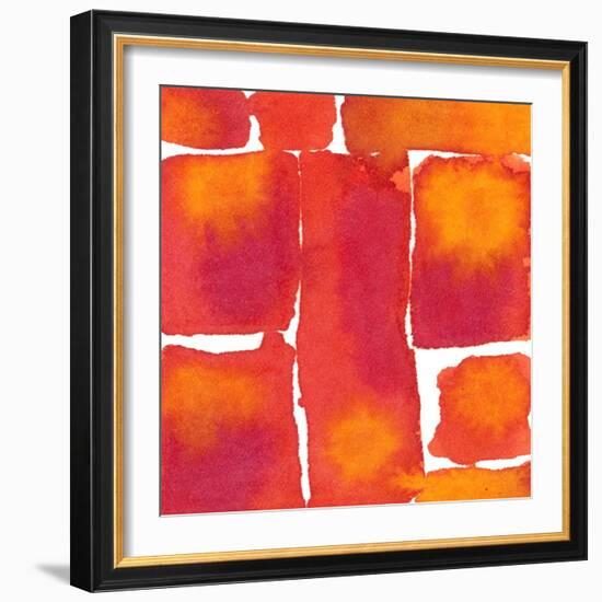 Saturated Blocks I-Renee W. Stramel-Framed Art Print