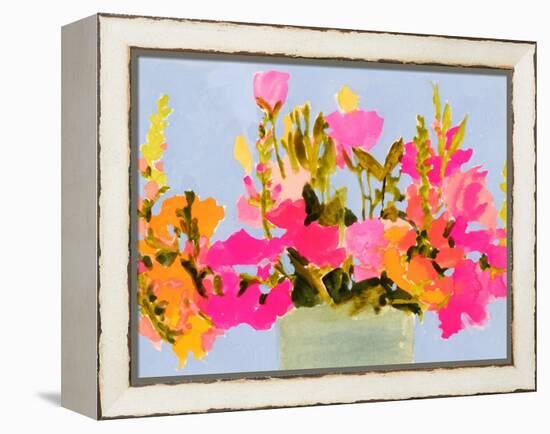 Saturated Spring Blooms I-Victoria Barnes-Framed Stretched Canvas