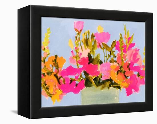 Saturated Spring Blooms I-Victoria Barnes-Framed Stretched Canvas