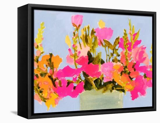 Saturated Spring Blooms I-Victoria Barnes-Framed Stretched Canvas