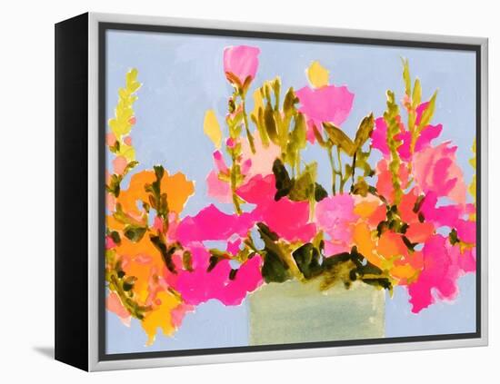 Saturated Spring Blooms I-Victoria Barnes-Framed Stretched Canvas