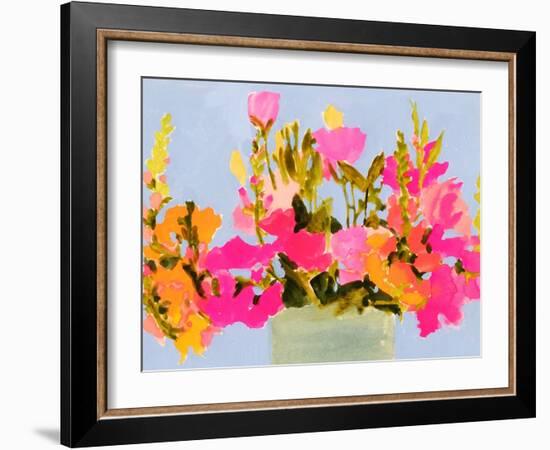 Saturated Spring Blooms I-Victoria Barnes-Framed Art Print