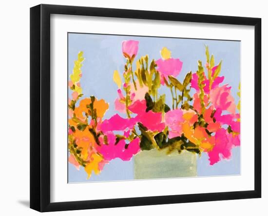 Saturated Spring Blooms I-Victoria Barnes-Framed Art Print