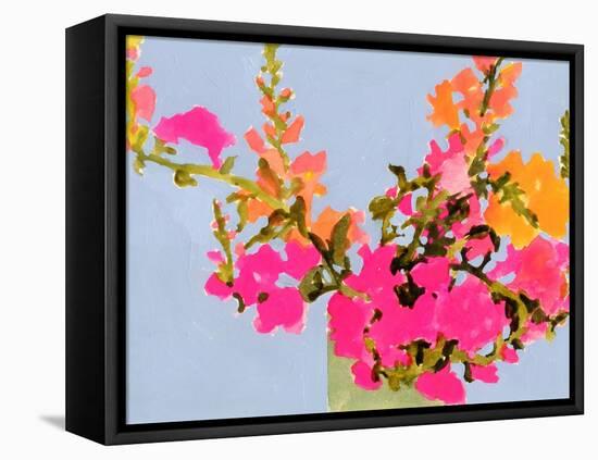 Saturated Spring Blooms II-Victoria Barnes-Framed Stretched Canvas