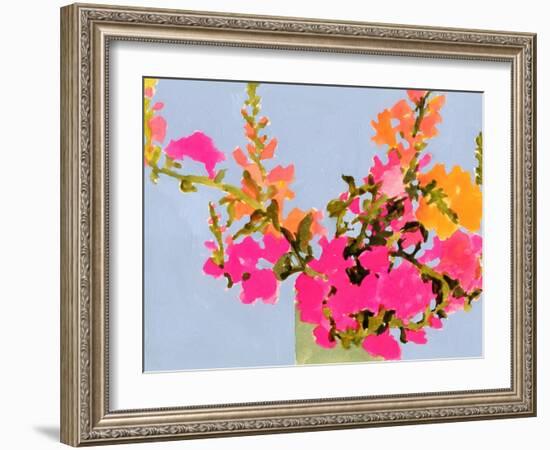 Saturated Spring Blooms II-Victoria Barnes-Framed Art Print