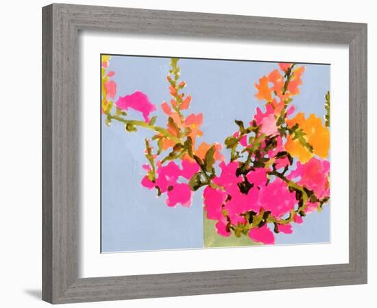 Saturated Spring Blooms II-Victoria Barnes-Framed Art Print