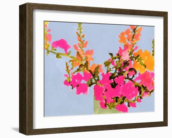 Saturated Spring Blooms II-Victoria Barnes-Framed Art Print