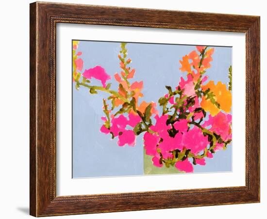 Saturated Spring Blooms II-Victoria Barnes-Framed Art Print