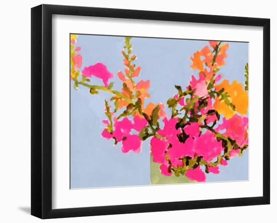 Saturated Spring Blooms II-Victoria Barnes-Framed Art Print