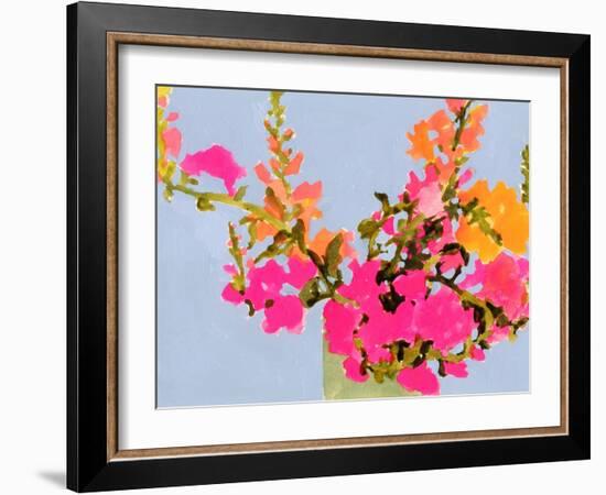 Saturated Spring Blooms II-Victoria Barnes-Framed Art Print