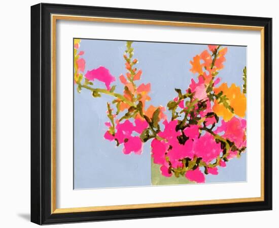 Saturated Spring Blooms II-Victoria Barnes-Framed Art Print