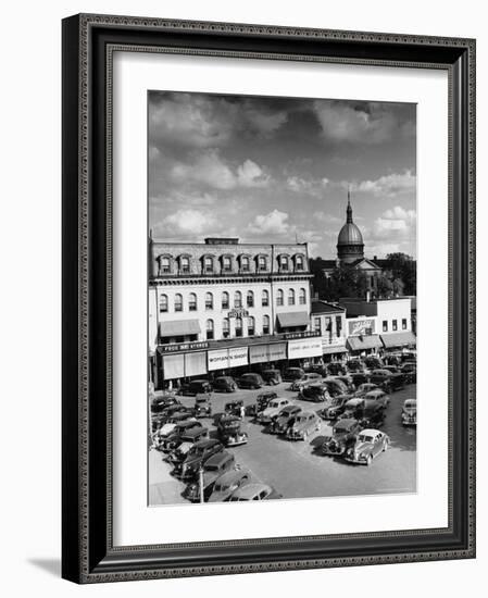 Saturday Afternoon on Main Street-Alfred Eisenstaedt-Framed Photographic Print