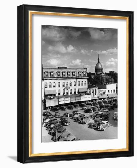 Saturday Afternoon on Main Street-Alfred Eisenstaedt-Framed Photographic Print