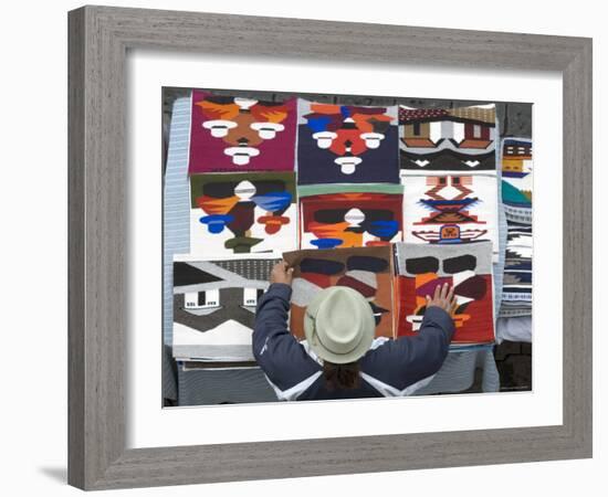 Saturday Market, Otavalo, Ecuador-John Coletti-Framed Photographic Print