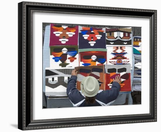 Saturday Market, Otavalo, Ecuador-John Coletti-Framed Photographic Print