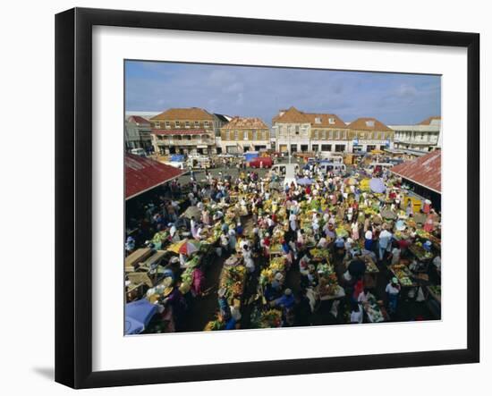 Saturday Market, St. Georges, Grenada, Windward Islands, West Indies, Caribbean, Central America-Sylvain Grandadam-Framed Photographic Print