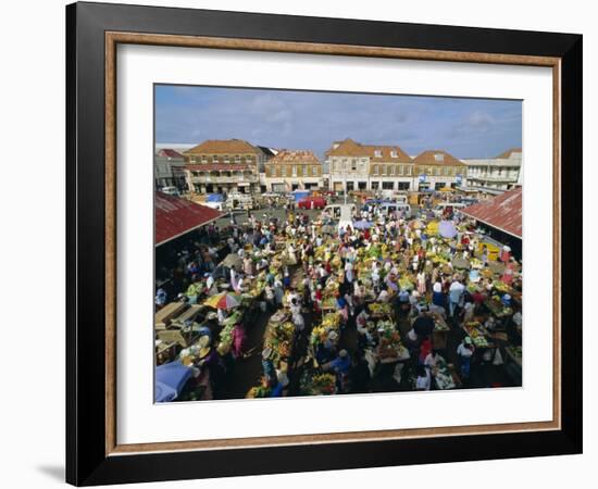 Saturday Market, St. Georges, Grenada, Windward Islands, West Indies, Caribbean, Central America-Sylvain Grandadam-Framed Photographic Print