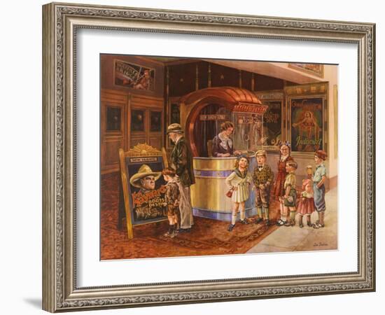 Saturday Matinee-Lee Dubin-Framed Giclee Print