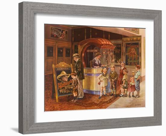 Saturday Matinee-Lee Dubin-Framed Giclee Print