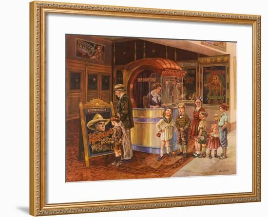 Saturday Matinee-Lee Dubin-Framed Giclee Print