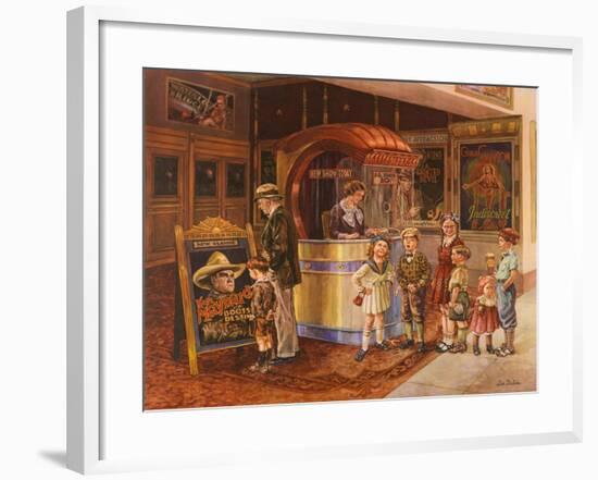 Saturday Matinee-Lee Dubin-Framed Giclee Print