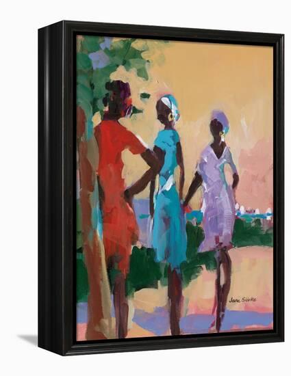 Saturday Morning II-Jane Slivka-Framed Stretched Canvas