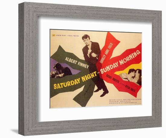 Saturday Night and Sunday Morning, 1961-null-Framed Premium Giclee Print