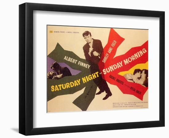 Saturday Night and Sunday Morning, 1961-null-Framed Premium Giclee Print