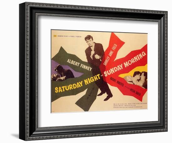 Saturday Night and Sunday Morning, 1961-null-Framed Premium Giclee Print