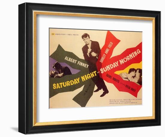 Saturday Night and Sunday Morning, 1961-null-Framed Premium Giclee Print