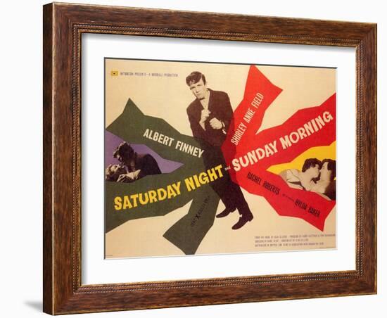 Saturday Night and Sunday Morning, 1961-null-Framed Art Print