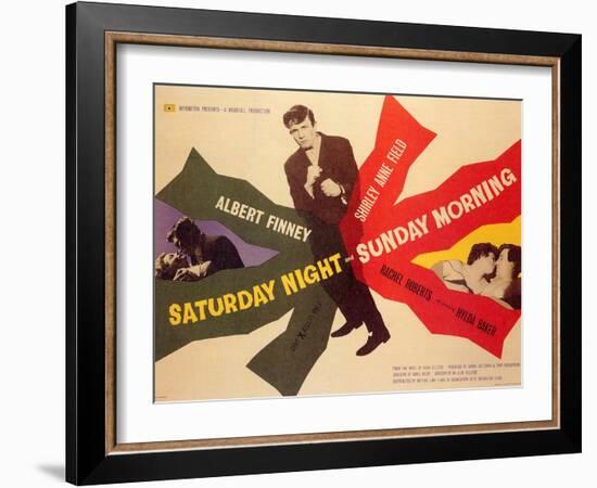 Saturday Night and Sunday Morning, 1961-null-Framed Art Print