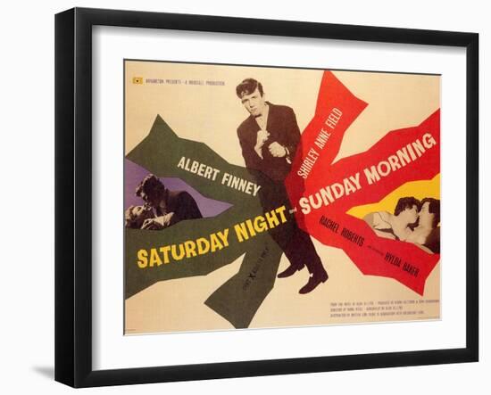 Saturday Night and Sunday Morning, 1961-null-Framed Art Print
